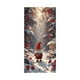 thumbnail image 2 of Decoraciones navideñas, adornos navideños, regalos de Navidad, marco de puerta navideño, decoración para fiestas, pegatinas para puertas, escena navideña, tela colgante, funda de poliéster para puerta, 2 of 6
