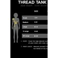thumbnail image 2 of Thread Tank Nacho Baby Women's Sleeveless Flowy Racerback Tank Top Sport Grey 2X-Large, 2 of 3