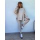 thumbnail image 5 of Conjunto de Sudadera y Leggings para Mujer, 2 Piezas, Sudadera Extragrande, Pantalones Ajustados y Chándal Albaricoque M, 5 of 9