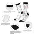 thumbnail image 3 of Logiee Cute Poodle Dog Print Adult Socks for Men & Women,Calf Socks, Ankle Socks,Boots Socks,Breathable Casual Sock,Unisex Crew Socks, 3 of 6
