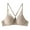 Beige, variant on Front Closure Bras for Women Wireless Fashion Liftup Underwear Soft Stretch Lace Back Cross Strap T-Shirts Bralettes
