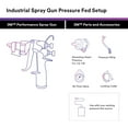thumbnail image 4 of 3M Performance Pressure HVLP Atomizing Head Refill Kit, 26811, Size 1.1, Yellow,, 4 of 10