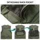 thumbnail image 4 of TFixol Chaleco para Hombre Chaquetas de Malla con Bolsillos Cuello en V Sin Mangas Trabajo al Aire Libre, 4 of 8