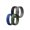Pack G: Dark Blue, Dark Green, Dark Grey, Black, variant on ThunderFit Unisex Silicone Wedding Rings, Rubber Engagement Bands 6mm Wide 1.65mm Thick - 1/4/7 Variety Multipack
