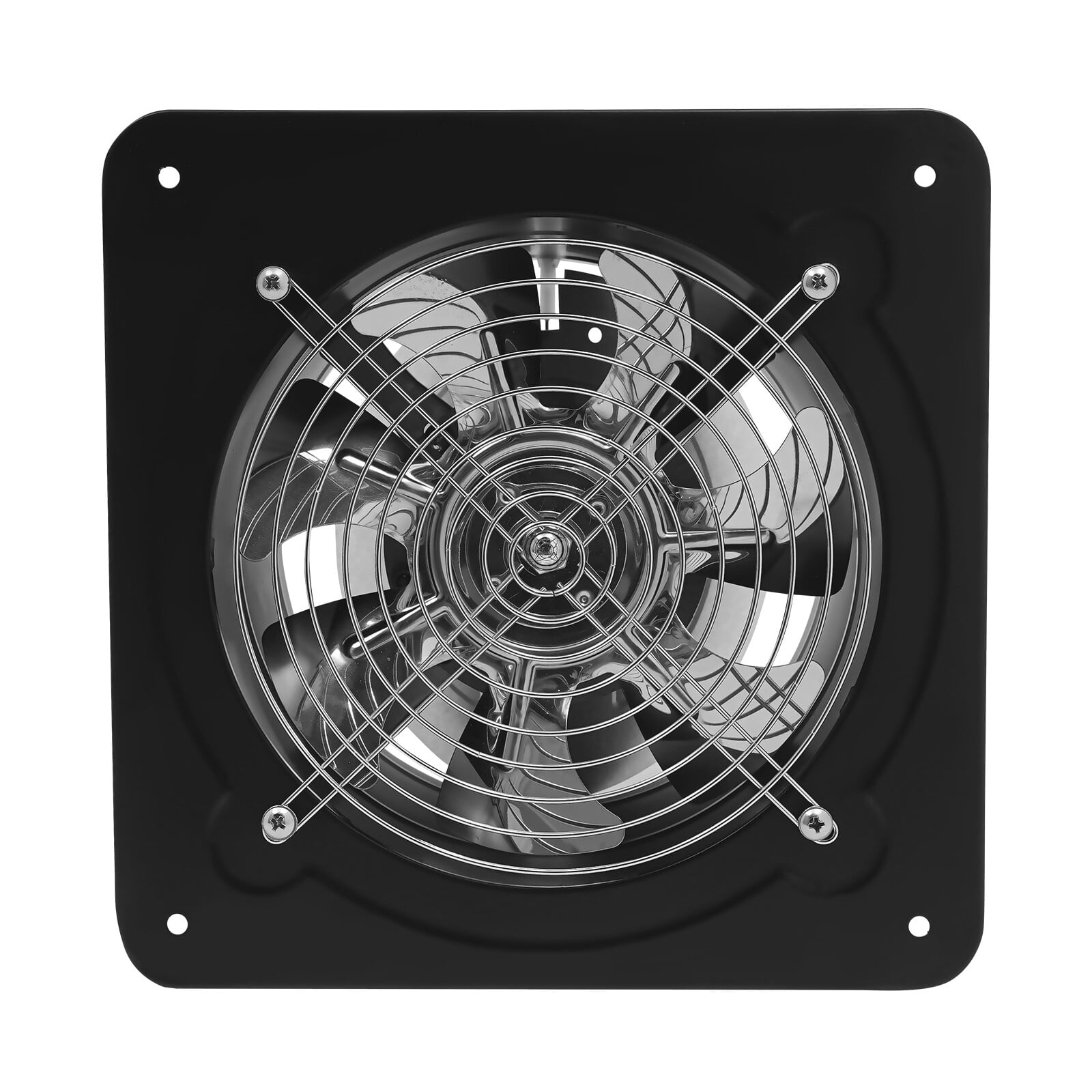 80W Exhaust Fan, 7-Blade Copper Motor, 2600r/min, Auto Backdraft Damper, Wall/Window Mount for Kitchen/Bathroom