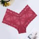 thumbnail image 2 of Gibobby Ropa interior termica Bragas sexis encaje para mujer, ropa interior tiro bajo, ropa interior cómoda para mujer, lencería femenina （Rojo， L), 2 of 5