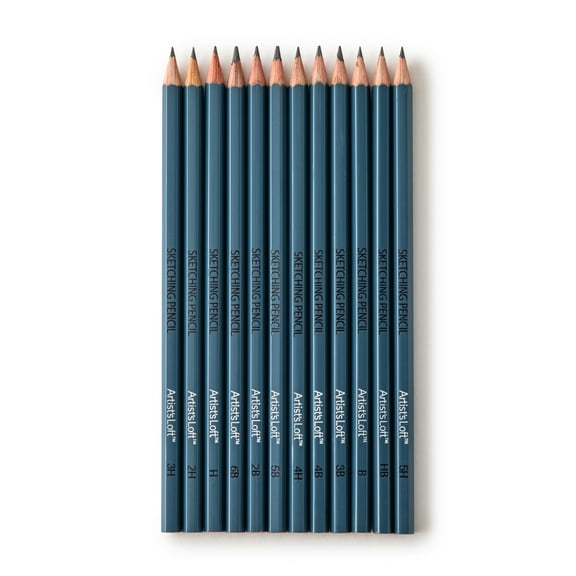 8 Packs: 12 ct. (96 total) Sketching Pencil Set by Artist's Loft