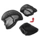 thumbnail image 1 of Cojín de asiento para GS, 2 piezas de malla para asiento de motocicleta, cojín de asiento de motocicleta, funda de asiento transpirable, uso conveniente, 1 of 9