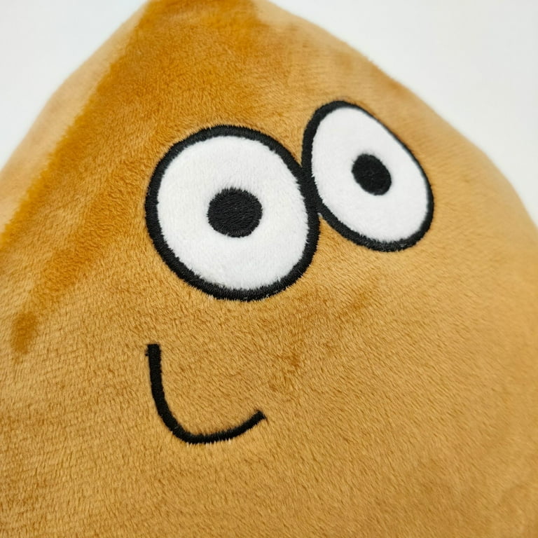 My Pet Alien Pou Plush Toy, 7.87 Inch Hot Game Cute Pou Plushies Stuffed  Animal Toy, Cuddly Emotion Alien Plush Pillow Doll Birthday Gifts for Girls  and boys Game Fans(Brown) 