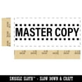 thumbnail image 2 of Master Copy Document Self-Inking Rubber Stamp Ink Stamper for Business Office - Fuchsia Ink - Small 1-1/2 Inch, 2 of 7