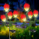 thumbnail image 4 of Luces solares para jardín con forma de lirio para decoración exterior de jardín, pasillo, patio y patio delantero, 4 of 5