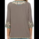 thumbnail image 4 of Blusas Mexicanas para Mujer, Camisas Bordadas, Ropa Hippie, Túnicas de Fiesta, Blusas Bohemias Campesinas de Talla Grande. Gris XXL, 4 of 6