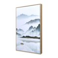 thumbnail image 3 of Gild Design House Plastic Frame Misty Lagoon Hand Painted Giclee in Blue/White, 3 of 5