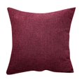 thumbnail image 2 of Throw Pillow Covers 18x18 Inch, Rustic Linen Decorative Square Pillowcases, Farmhouse Holiday Cushion Covers for Couch Sofa Living Room Bedroom Outdoor Home Decor, 2 of 3
