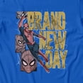 thumbnail image 3 of Marvel Spider-Man Brand New Day Men's Gold Classic T-Shirt (Royal, S-XXXL), 3 of 4
