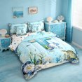 thumbnail image 2 of Erosebridal Cute Axolotl Kids 7-Piece Bedding Comforter Set,Ocean Theme T Alphabet King Bedding Sets For Boys,Reversible, 2 of 7