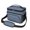 Football Icon Blue, variant on Football Coffee Cup Brown Pattern Insulated Lunch Box for Women Men, Medium Leakproof Cooler Bag with Adjustable Strap, 10"x6.7"x8"