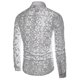 thumbnail image 2 of Camisas con botones de rejilla para hombre, camisas transparentes de encaje transparente-AM, 2 of 5