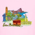 thumbnail image 3 of CafePress - San Francisco Travel Poster T Shirt - Light T-Shirt Kids XS-XL, 3 of 4
