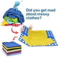 thumbnail image 5 of T Shirt Folding Board Shirt Folder T Shirt Folding Board Shirt Folder Laundry Organizer Easy and Fast for Kid and Adult to Fold Clothes Blue, 5 of 7
