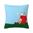 thumbnail image 2 of Funda de almohada personalizada S-Snoopys Funda de cojín de anime Charlie Brown Funda de almohada cuadrada, 2 of 4