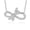 Silver, variant on Silver Dragonfly Infinity Necklace with Sparkling Accents, Classic Chain Pendant Necklace, Timeless Silver-Tone Necklace