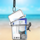 thumbnail image 4 of Estuche impermeable para teléfono, tarjetero de identificación, tarro de playa, regalo de rescate, caja de almacenamiento cuadrada con lazo para colgar y cuerda, 4 of 7