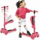 thumbnail image 1 of Scooter de 3 Ruedas Hurtle para Niños y Niñas 1 Año en Adelante, Patin del Diablo, Luces LED en las Ruedas, Manillar Ajustable y Asiento Plegable, Modo Sentado o de Pie con Freno, Sandia, 1 of 8