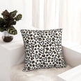 thumbnail image 6 of Yiaed Heart Leopard Print Pillow Covers Super Soft Decorative Square Throw Pillow Covers Case Cushion Covers for Sofa Couch Bedroom Car Decor（No pillow core）-12"x12", 6 of 7