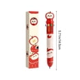 thumbnail image 3 of EGNMCR Personalized Red Apples Black Cats 10-Color Ballpoint Pen Fast-Drying Colored Pens For Students Stylish And Multifunctional Ballpoint Pens 10ml Plastic Multicolor Ballpoint Pen, 3 of 6