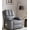 Gray, variant on TROPOW Oversized Electric Power Recliner Chair with Heat & Massage - 360° Swivel Rocker Recliner for Living Room, PU Leather Recliner with 1.5X Sponge Filling, 22" Large Seat Lazyboy Style