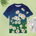 thumbnail image 5 of Daisy Women T-Shirt Classic O Neck T-Shirts Short-Sleeve Trendy Animal Print Design Tshirt Casual Clothing, 5 of 5