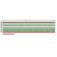thumbnail image 2 of Ambesonne Christmas Fabric by the Yard Upholstery, Xmas Words Ceremony, 3 Yards, Apple Green White, 2 of 4