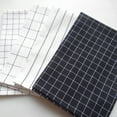thumbnail image 3 of 2 Packs Kitchen Towels and Dishcloths Sets, Geometric Line Stripe Plaid 16 x24 Inch Cotton Dish Towel, Absorbent Quick Drying Hand Towels for Living Room Kitchen Decor Tea Towel, 3 of 5