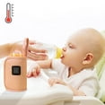 thumbnail image 2 of FHBVT Portable Travel Bottle Warmer with USB, Fast Heating for Baby Bottles, Adjustable 40-60°Temperature Settings, Leak-Proof Design, Ideal for On-the-Go, Car, Airplane, Outdoor & Travel Use, 2 of 6