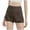 Brown, variant on Chbgutlmr Athletic Shorts for Women Summer Elastic Waisted Ruched Lined Loose Gym Running Workout Shorts
