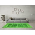 thumbnail image 3 of Ahgly Company Indoor Rectangle Oriental Green Industrial Area Rugs, 5' x 7', 3 of 4