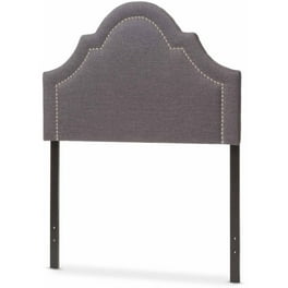 Baxton Studio Rita Modern and Contemporary Dark Grey Fabric Upholstered King Size Headboard Baxton Studio Rita Modern and Contemporary Dark Grey Fabric Upholstered King Size Headboard