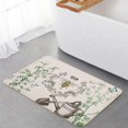 thumbnail image 5 of Kitchen Mat Rug Set of 2 Sweet Honey Bees Runner Rug Anti-Fatigue Comfort Memory Foam Standing Mat Non-Slip Floor Door Mat for Bathroom Bedroom 18x30in+18x48in, 5 of 6