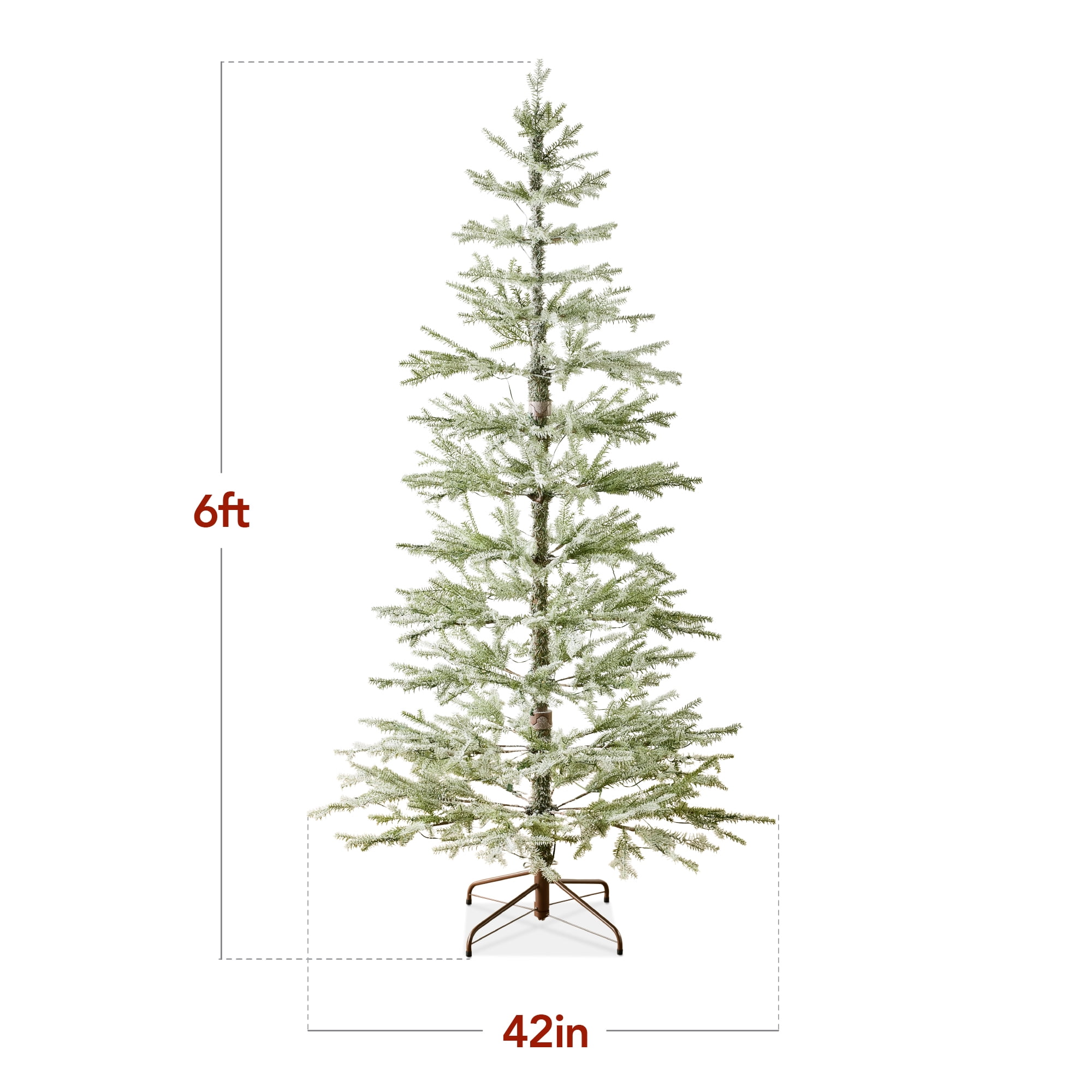 Best Choice 6ft Pre-Lit Sparse XMAS Tree w/ 200 Dual LEDs
