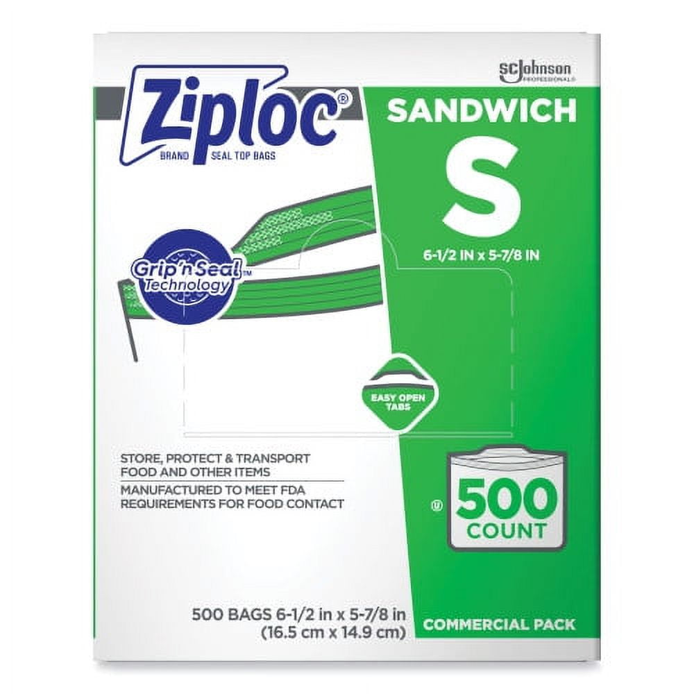 DiRose 1 Quart Reclosable Storage Bags - Pack Of 500, Food Safe, BPA-Free, Easy Zip - View #4