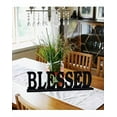 thumbnail image 4 of Blessed Sign for Home Decor, Wooden Blessed Block Letters Rustic Tabletop Words Decor (Blessed), 4 of 6