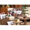 thumbnail image 2 of "Calm & Bright" Christmas Tree & Reindeer 100% Cotton Mini Accent Pillow 10" x 20", 2 of 6