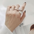thumbnail image 4 of Youkk Women Ring Portable Open End Adjustable Decorative Simple Style Girls Ladies Dating Rings Jewellery Birthday Gift, 4 of 6
