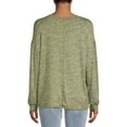 thumbnail image 3 of Time and Tru Women's Hacci Pullover, 3 of 5