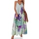 thumbnail image 1 of Vestido sin mangas con pintura de acuarela de guisante de olor Vestidos de mujer Vestidos de mujer Ropa de mujer de verano vestido de cumpleaños, 1 of 7