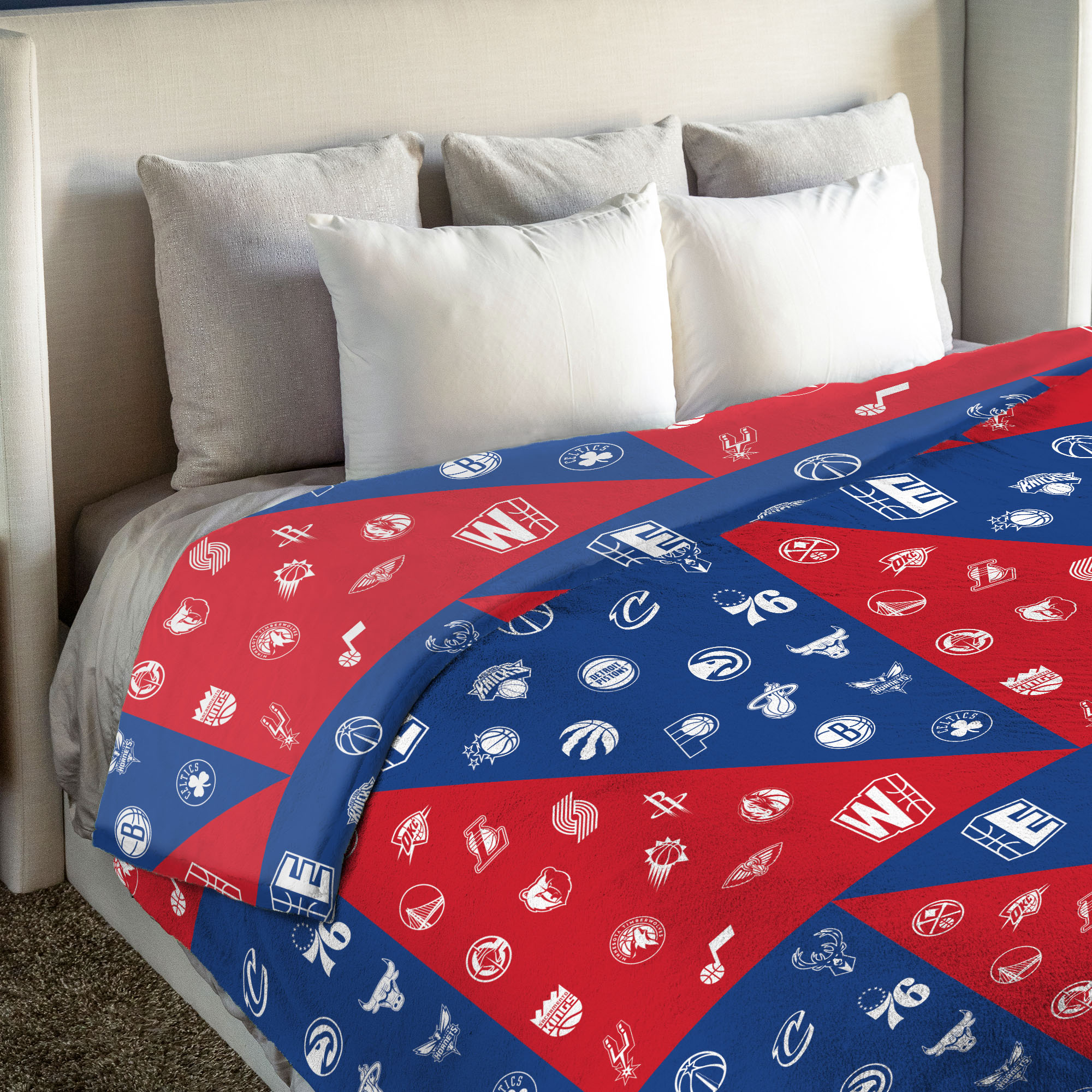 NBA E W Split Silk Touch Blanket 62x90