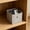 Gray, variant on EDHITNR Open Lid Fabric Storage Box Foldable Large Drawer Style Organizing Box for Wardrobe Clothes, Breathable Lightweight Collapsible Storage Container for Living Room Bedroom Closet, Pink