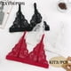 thumbnail image 2 of ZXYOUPING 3pcs Sujetador Sexy Para Mujeres Hueco De Encaje Transparente No Acolchado Para Sujetadores Sin Costuras, 2 of 5