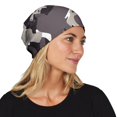 thumbnail image 2 of Camouflage Beanie Hat – Soft Stretchy Polyester Winter Cap, Warm Slouchy Style for Everyday Wear & Outdoor Activities, 2 of 5